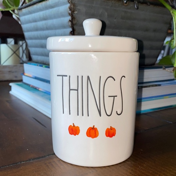 Rae Dunn Other New Rae Dunn Pumpkin Things Ceramic Canister Poshmark